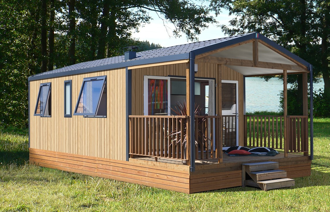 -NOUVEAUTE 2023- Mobil-home Bergame 2 chambres 4 personnes 23m²+terrasse 9m²